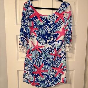 EUC Lilly Pulitzer She Sells Sea Shells Dress